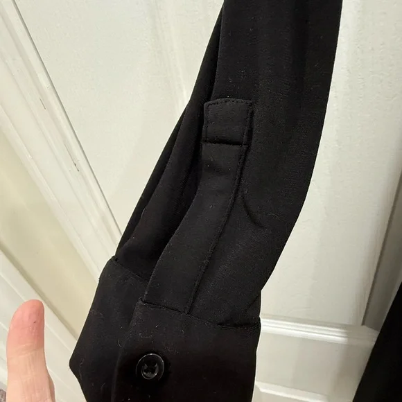 Calvin Klein Black Wrap Dress - Picture 5 of 5